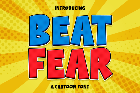 Beat Fear Typeface: A Bold Display Font for Modern Campaigns