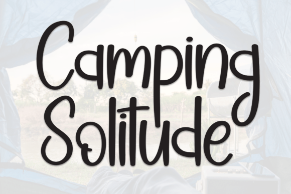 Camping Solitude: A Handwritten Font for Branding Projects