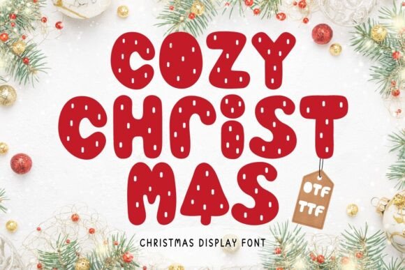 Cozy Christmas Font: A Designer’s Take on a Groovy, Playful Typeface
