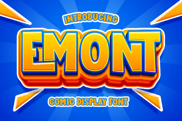Emont Font: The Playful Display Typeface Every Crafter Needs