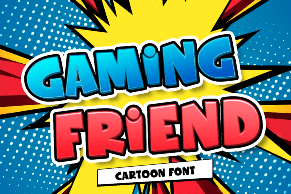 Gaming Friend: A Bold Display Font for Playful Branding