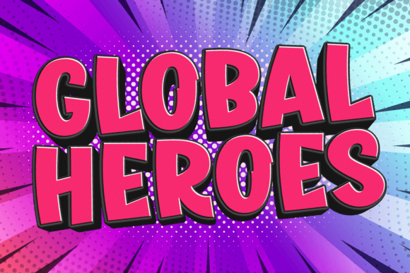 Global Heroes: A Display Font That Powers Your Brand Identity