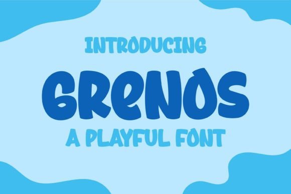 Grenos: A Playful Display Font for Bold Editorial Design