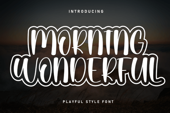 Morning Wonderful: A Playful Handwritten Font for Joyful Branding