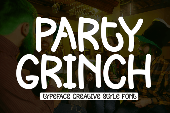 Party Grinch: A Playful Display Font for Modern Web Design