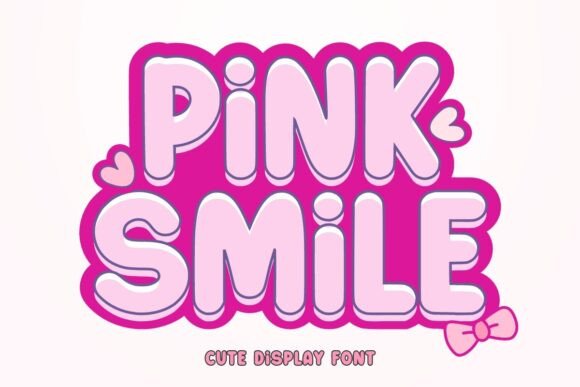 Pink Smile: A Display Font That Brings Personality to Branding