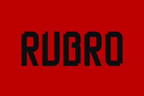 Rubro: A Display Font That Commands Attention in Campaigns