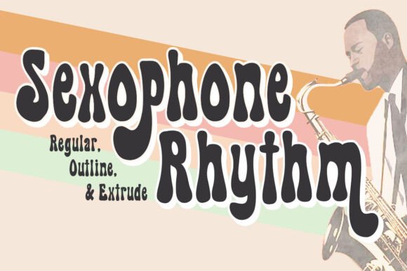 Sexophone Rhythm: A Hand-Brushed Display Font for Small Business Branding