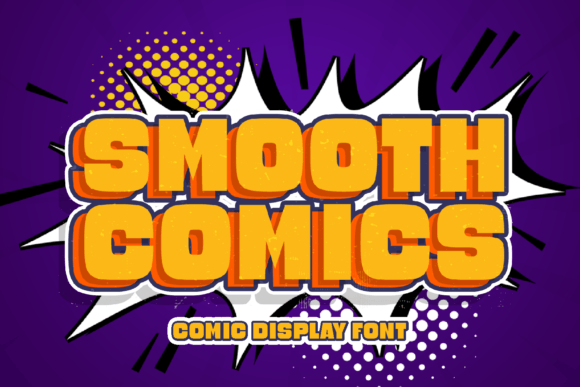 Smooth Comics: A Playful Display Font for Modern Web Design