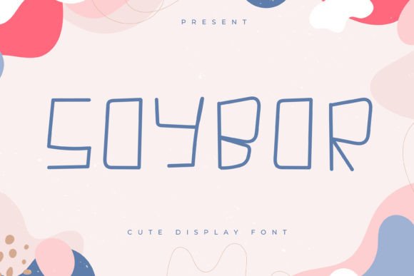 Soybor: A Playful Display Font for Bold Campaign Visuals