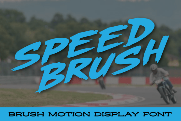 Speed Brush Font: Hand-Painted Energy for Editorial Design