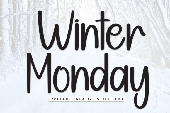 Winter Monday: A Handwritten Font That Warms Up Your Editorial Design