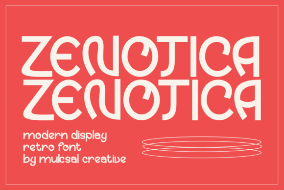 Zenotica: A Modern Typeface for Small Business Branding